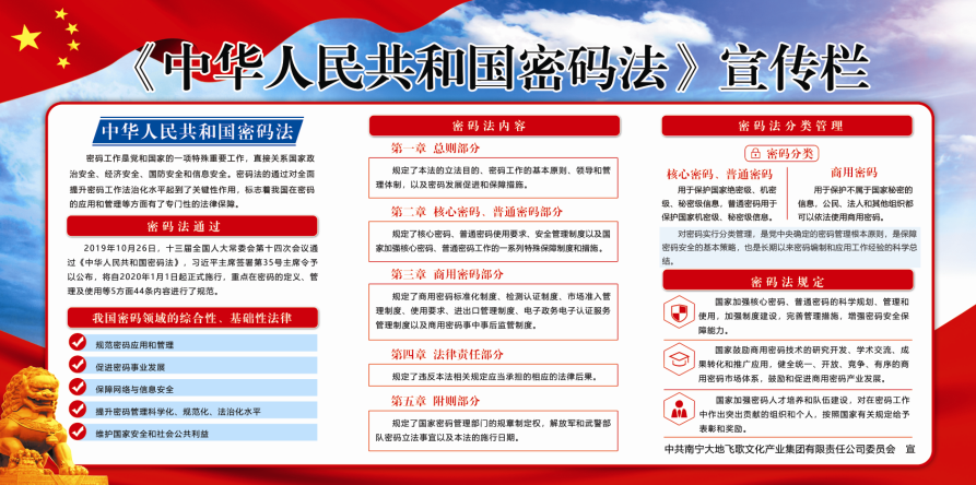 中华人民共和国密码法宣传栏（南宁大地飞歌集团）.png